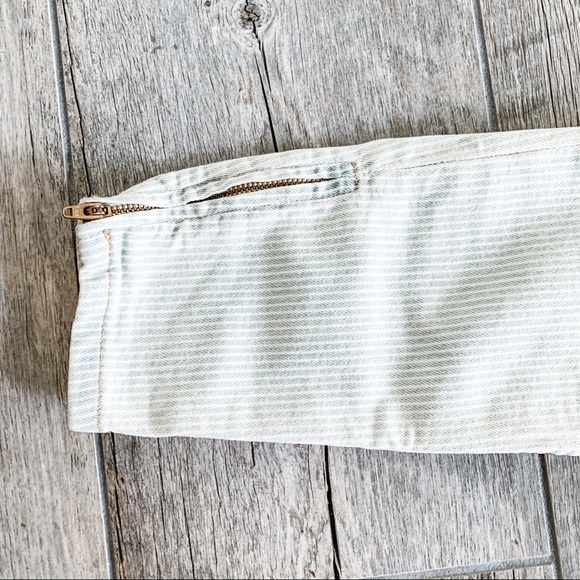 NBW American Apparel Striped Denim Jeans - Picture 4 of 11